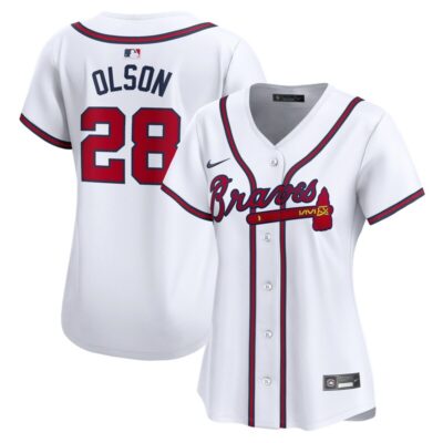 Matt Olson Atlanta Braves Women Home Limited Player Jersey - White