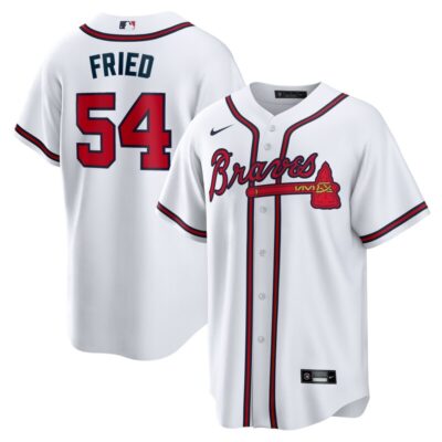 Max Fried Atlanta Braves Home Replica Player Jersey - White