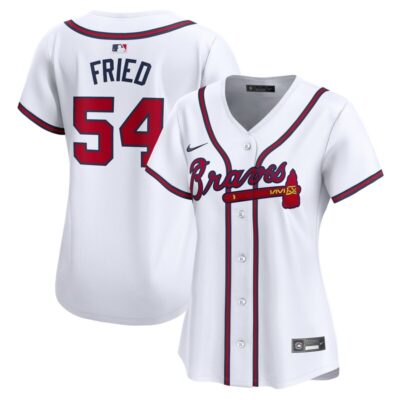 Max Fried Atlanta Braves Women Home Limited Player Jersey - White