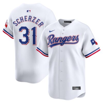 Max Scherzer Texas Rangers Home Limited Player Jersey - White