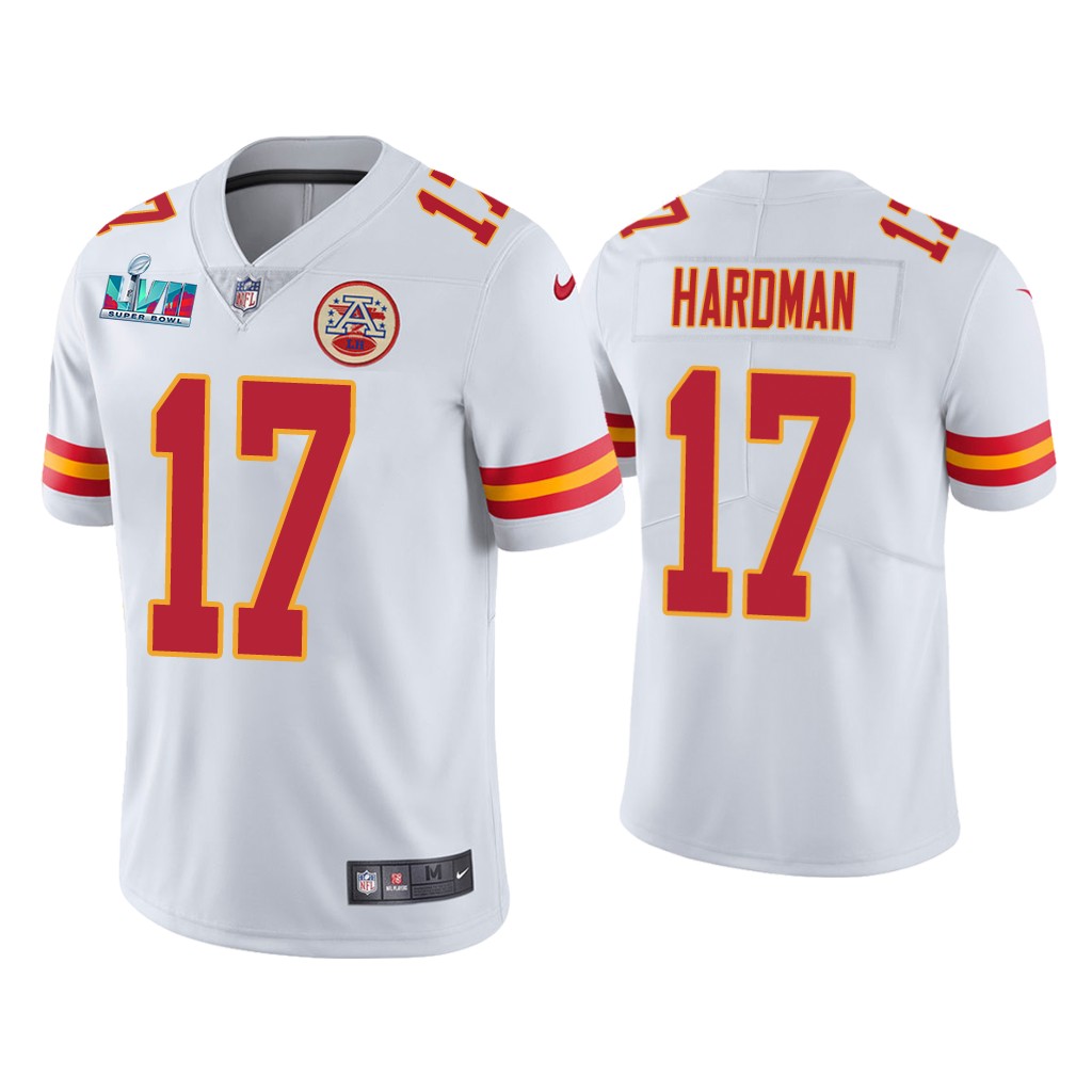 Mecole Hardman Kansas City Chiefs Super Bowl LVII White Vapor Limited Jersey