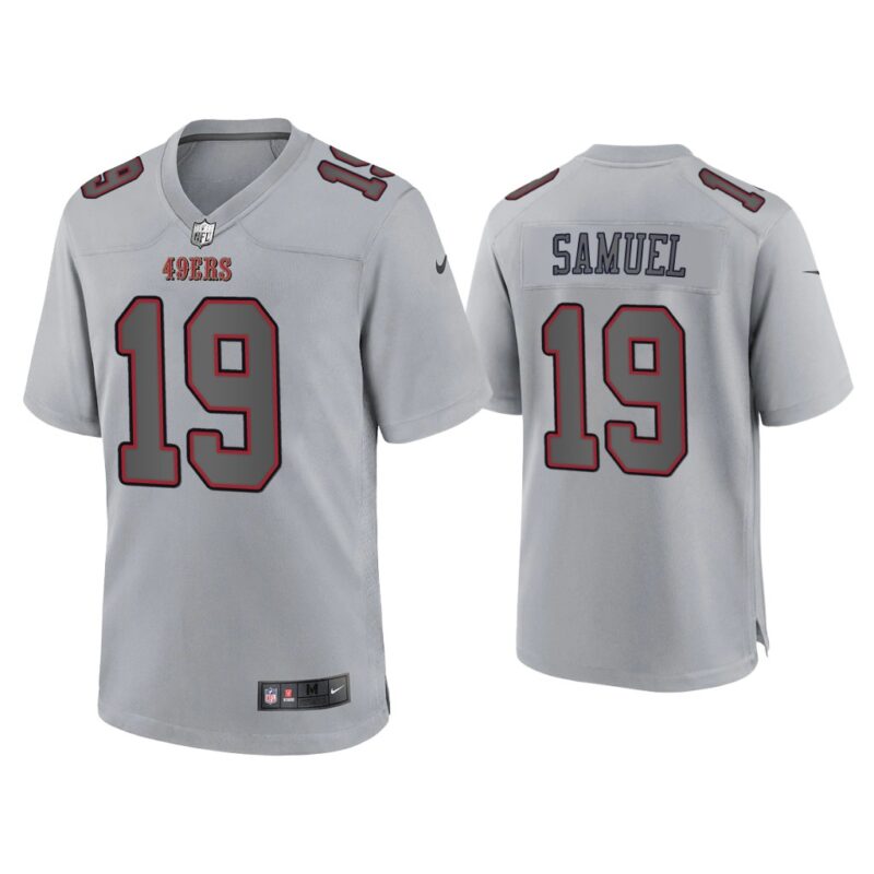 Men Deebo Samuel San Francisco 49ers Gray Atmosphere Fashion Game Jersey