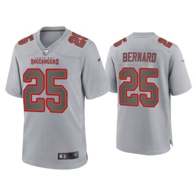 Men Giovani Bernard Tampa Bay Buccaneers Gray Atmosphere Fashion Game Jersey