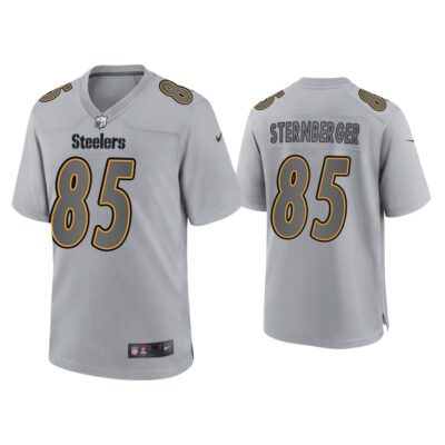 Men Jace Sternberger Pittsburgh Steelers Gray Atmosphere Fashion Game Jersey