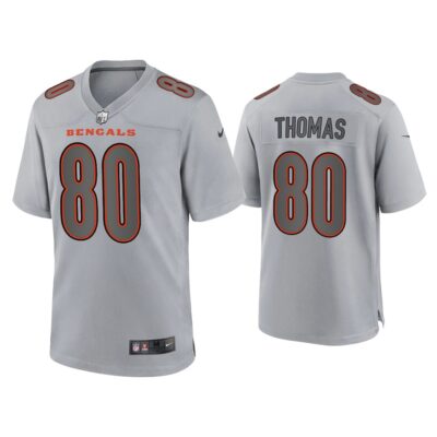 Men Mike Thomas Cincinnati Bengals Gray Atmosphere Fashion Game Jersey