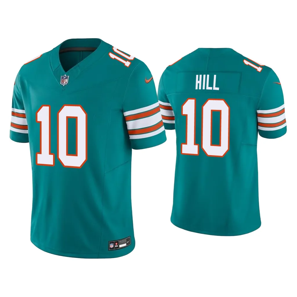 Miami Dolphins Tyreek Hill Vapor F.U.S.E. Limited Aqua Jersey