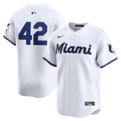 Miami Marlins 2024 Jackie Robinson Day Home Limited Jersey - White