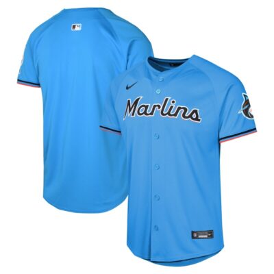 Miami Marlins Youth Alternate Limited Jersey - Blue