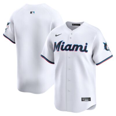 Miami Marlins Youth Home Limited Jersey - White