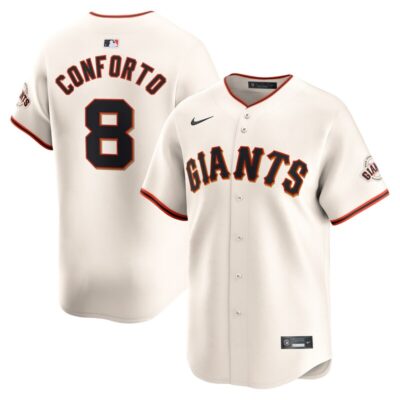 Michael Conforto San Francisco Giants Home Limited Player Jersey - Cream