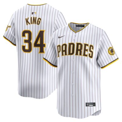 Michael King San Diego Padres Home Limited Player Jersey - White