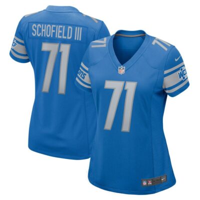 Michael Schofield Detroit Lions Women's Game Jersey - Blue