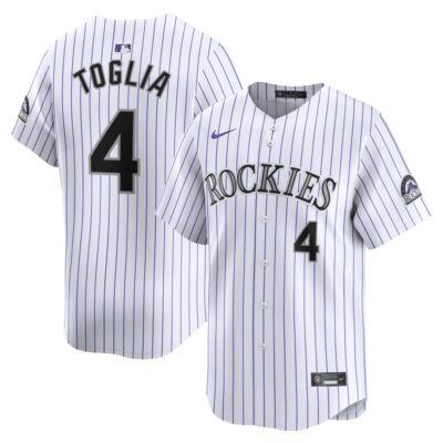 Michael Toglia Colorado Rockies Home Limited Player Jersey - White