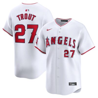 Mike Trout Los Angeles Angels Home Limited Player Jersey - White