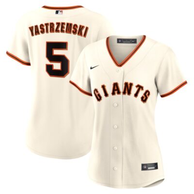 Mike Yastrzemski San Francisco Giants Women Home Replica Player Jersey - Cream