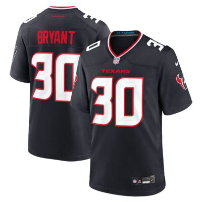 Myles Bryant Houston Texans Team Game Jersey - Navy