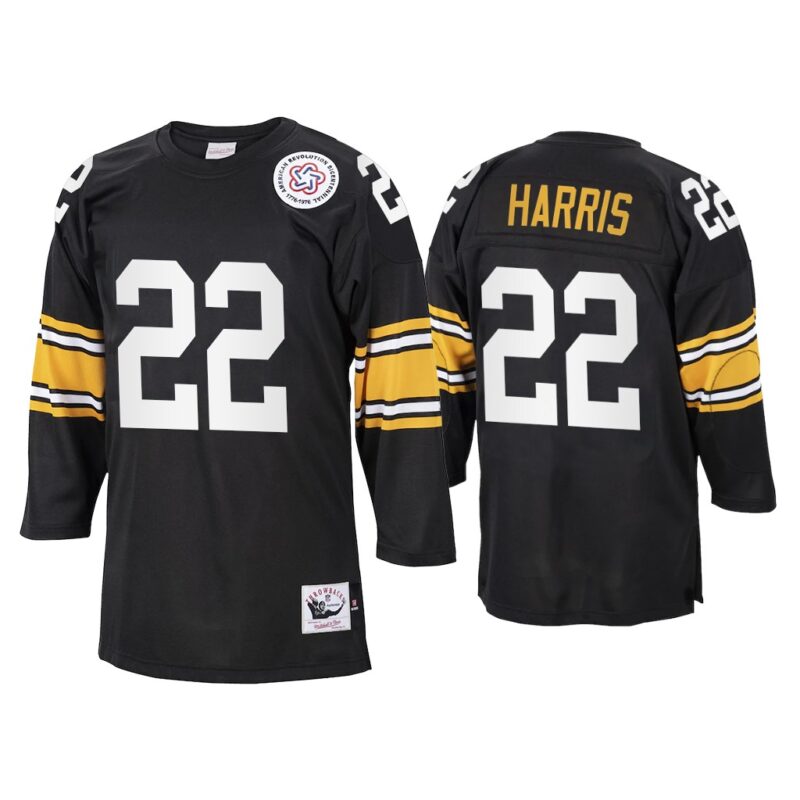 Najee Harris Pittsburgh Steelers Black 1975 Throwback Jersey