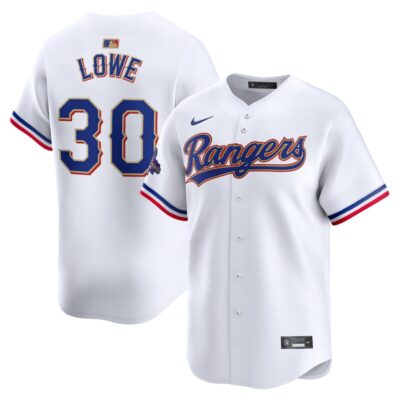 Nathaniel Lowe Texas Rangers 2024 Gold Collection Limited Player Jersey - White