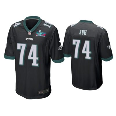 Ndamukong Suh Philadelphia Eagles Super Bowl LVII Black Game Jersey