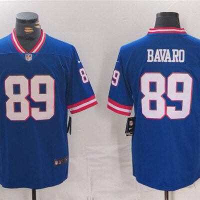 New York Giants #89 Mark Bavaro Royal Vapor Untouchable Classic Retired Player Football Stitched Jersey