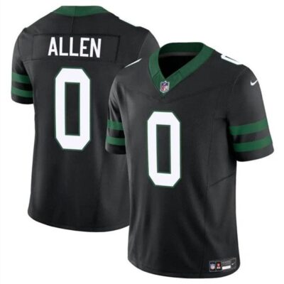 New York Jets #0 Braelon Allen Black 2023 F.U.S.E Vapor Untouchable Limited Football Stitched Jersey