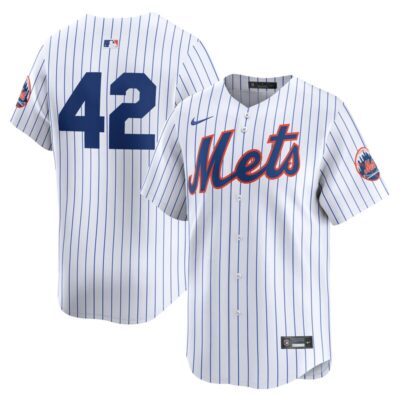 New York Mets 2024 Jackie Robinson Day Home Limited Jersey - White