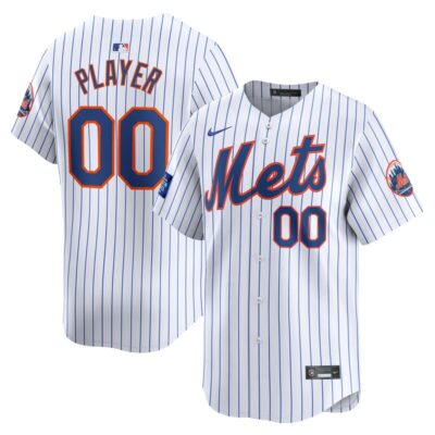 New York Mets 2024 MLB World Tour London Series Home Pick-A-Player Limited Jersey - White