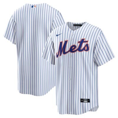 New York Mets Home Blank Replica Jersey - White