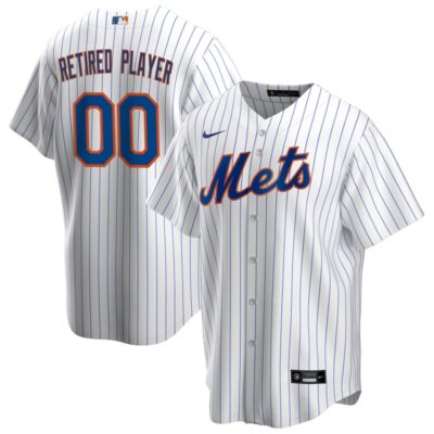 New York Mets Home Pick-A-Player Retired Roster Replica Jersey - White