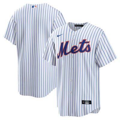 New York Mets Home Replica Team Jersey - White