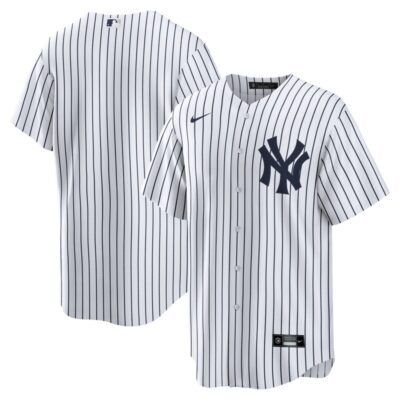 New York Yankees Home Blank Replica Jersey - White