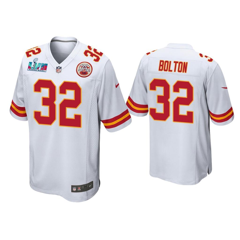 Nick Bolton Kansas City Chiefs Super Bowl LVII White Game Jersey