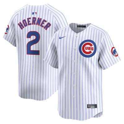 Nico Hoerner Chicago Cubs Home Limited Player Jersey - White