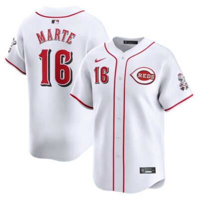 Noelvi Marte Cincinnati Reds Home Limited Player Jersey - White