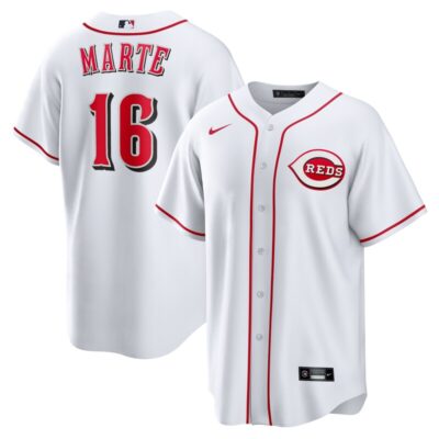 Noelvi Marte Cincinnati Reds Home Replica Jersey - White