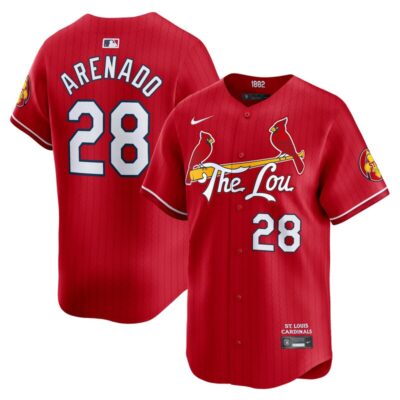 Nolan Arenado St. Louis Cardinals 2024 City Connect Limited Player Jersey - Red