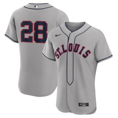 Nolan Arenado St. Louis Cardinals 2024 Rickwood Classic Player Jersey - Gray