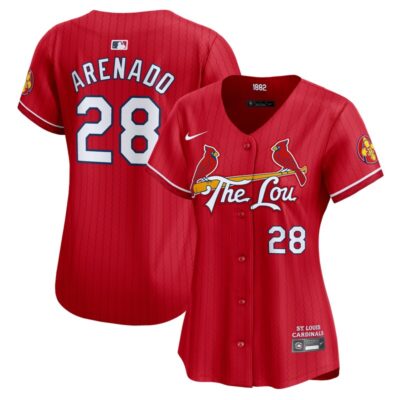 Nolan Arenado St. Louis Cardinals Women 2024 City Connect Limited Player Jersey - Red