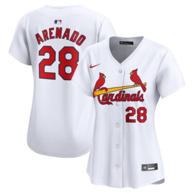 Nolan Arenado St. Louis Cardinals Women Home Limited Player Jersey - White