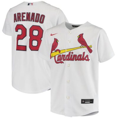 Nolan Arenado St. Louis Cardinals Youth Alternate Replica Player Jersey - White