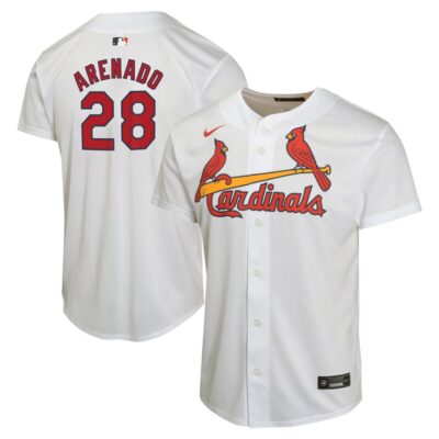 Nolan Arenado St. Louis Cardinals Youth Home Game Player Jersey - White