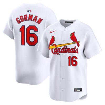 Nolan Gorman St. Louis Cardinals Home Limited Player Jersey - White