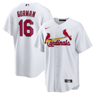 Nolan Gorman St. Louis Cardinals Home Replica Jersey - White