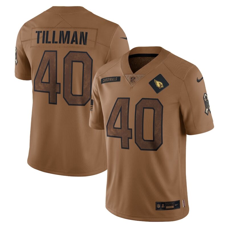 Pat Tillman Arizona Cardinals 2023 Salute To Service Retired Player Limited Jersey - Brown