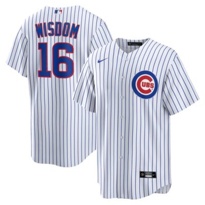 Patrick Wisdom Chicago Cubs Home Replica Jersey - White