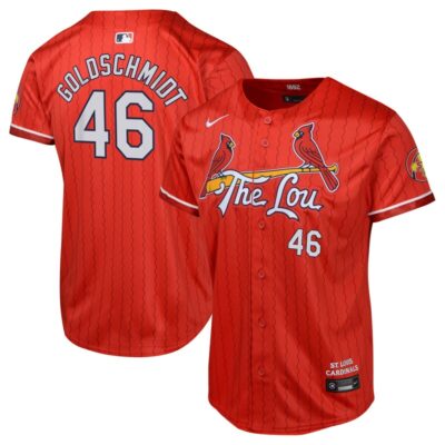 Paul Goldschmidt St. Louis Cardinals Youth 2024 City Connect Limited Player Jersey - Red