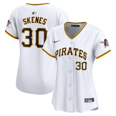 Paul Skenes Pittsburgh Pirates Women Home Limited Player Jersey - White