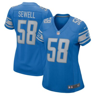 Penei Sewell Detroit Lions Women's Game Jersey - Blue