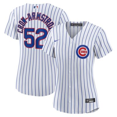 Pete Crow-Armstrong Chicago Cubs Women Home Replica Player Jersey - White