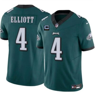 Philadelphia Eagles #4 Jake Elliott Green 2024 F.U.S.E. With 3-Star C Patch Vapor Untouchable Limited Football Stitched Jersey